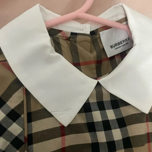 Like new toddler girls Burberry dress size 12 months